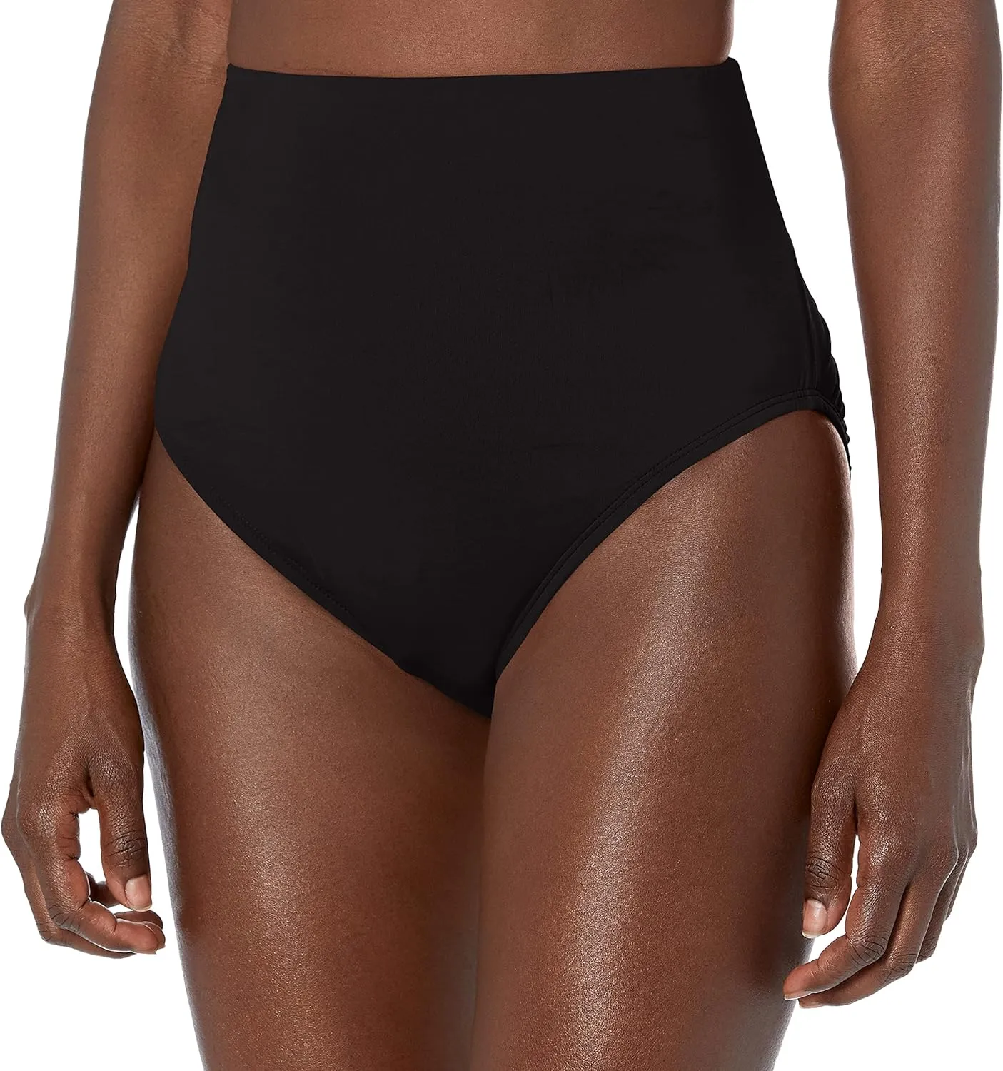 24th & Ocean Women's High Waist Hipster Bikini Swimsuit Bottom