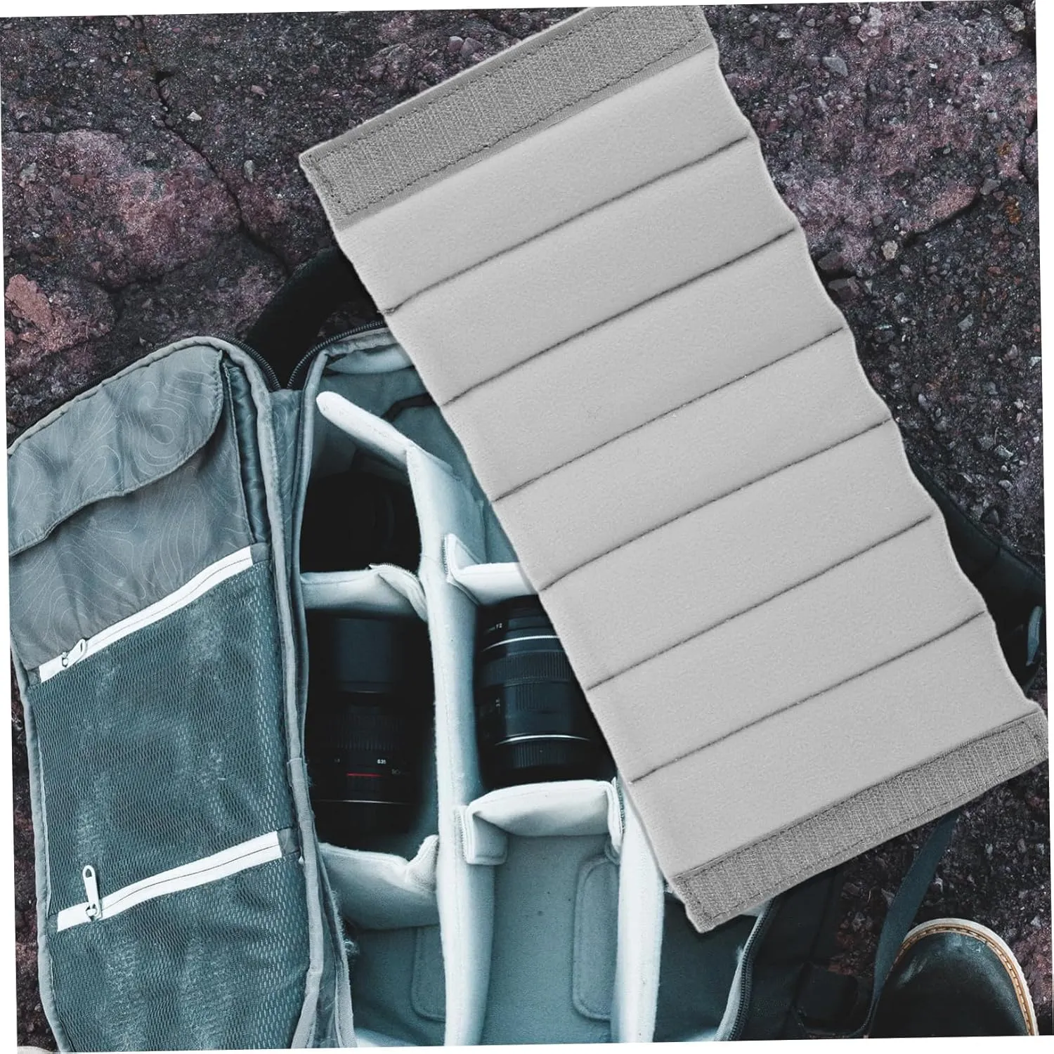 2pcs Camera Bag Divider Camera Insert Bag Camera Bag Padded Dividers Bag Divider Organizer Insert