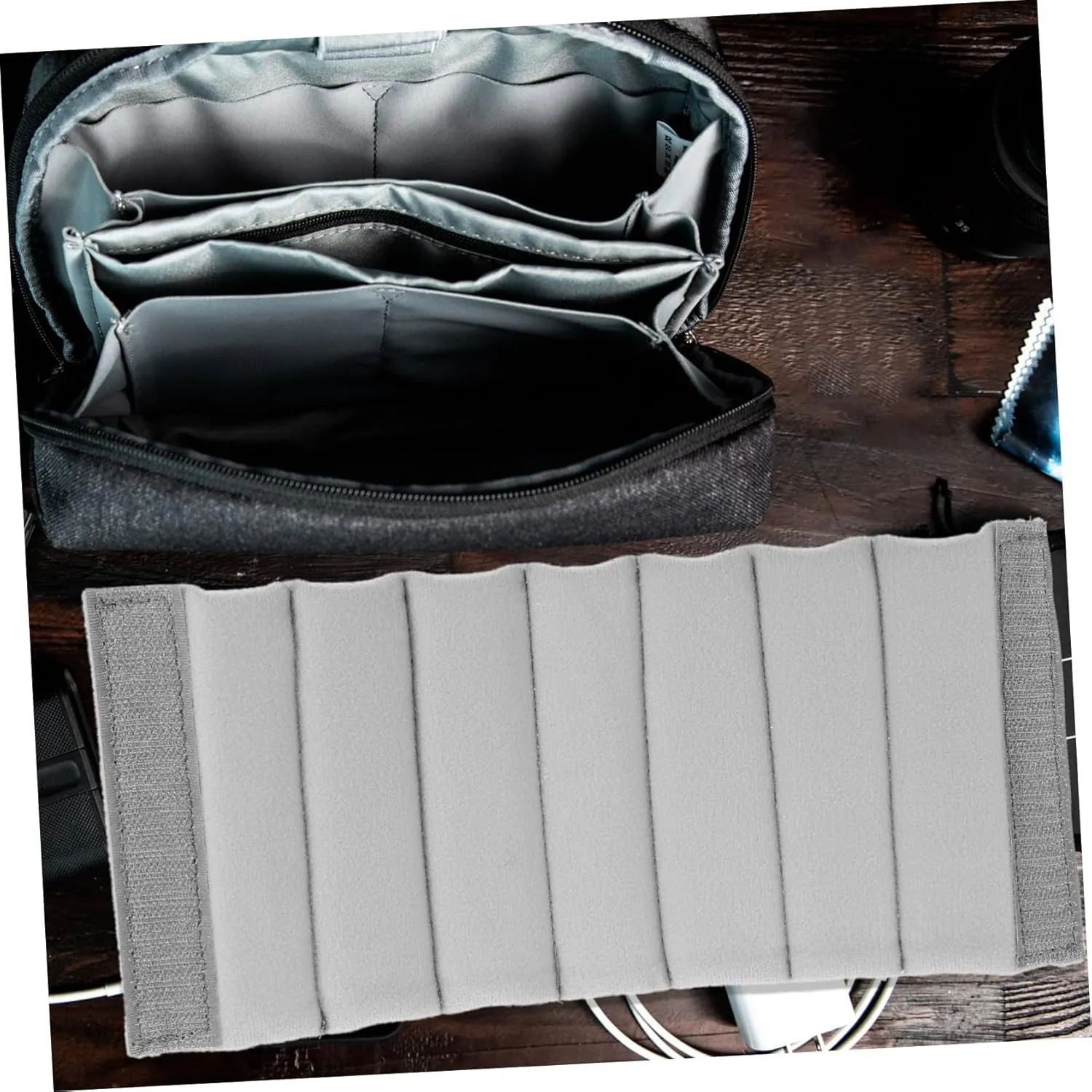2pcs Camera Bag Divider Camera Insert Bag Camera Bag Padded Dividers Bag Divider Organizer Insert