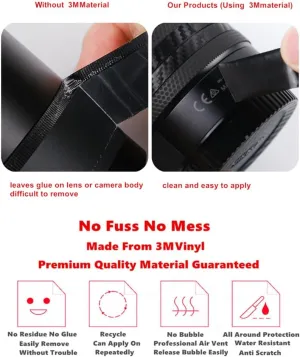Alpha 6700 Camera Body Sticker Protective Skin Vinyl Film Decals Accessories for Sony A6700 (Carbon Fiber Black)