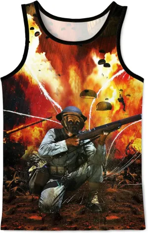Asylvain 3D Tank Tops for Men Women Cool Design Graphic Sleeveless Shirts Summer Tops