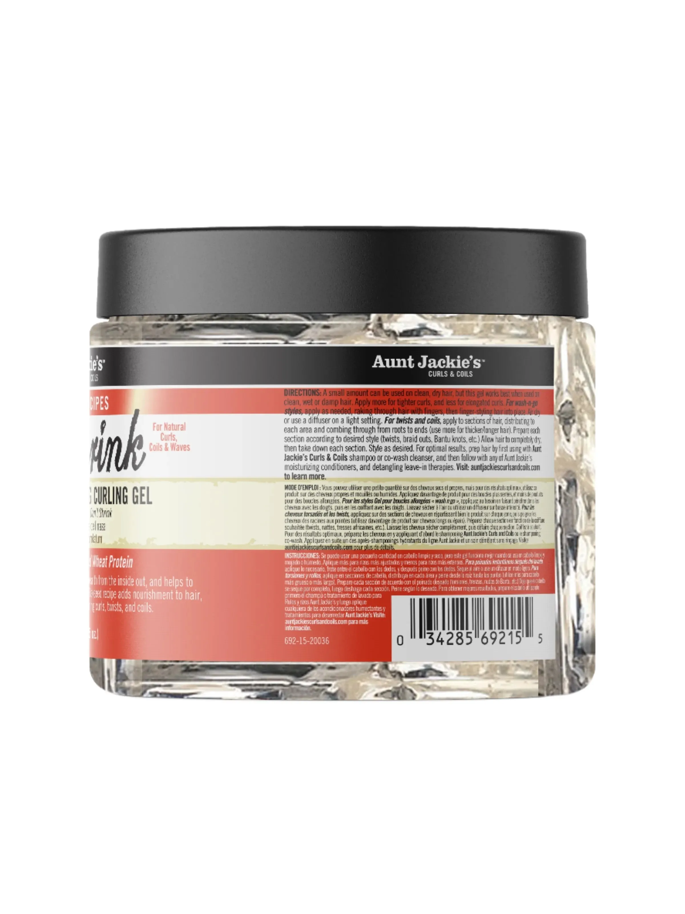 Aunt Jackie's Flaxseed Recipes Don't Shrink Flaxseed Elongating Curling Gel 15oz