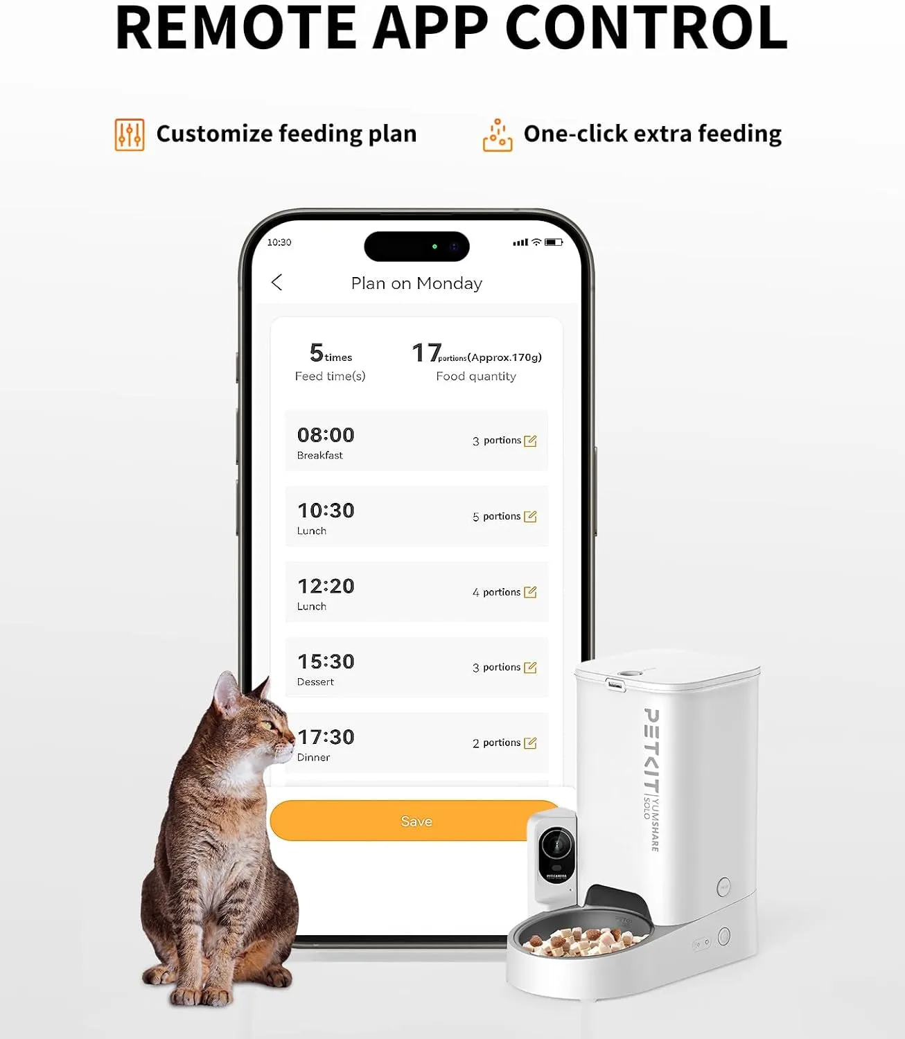 Automatic Pet Feeder with Camera