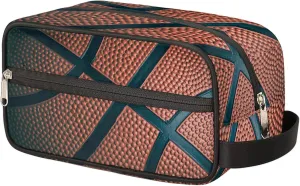 Bardic Unisex-Adult Basketball Toiletry Bag, Travel Dopp Kit, Water-Resistant, Lightweight, Shaving Bag for Toiletries Accessories