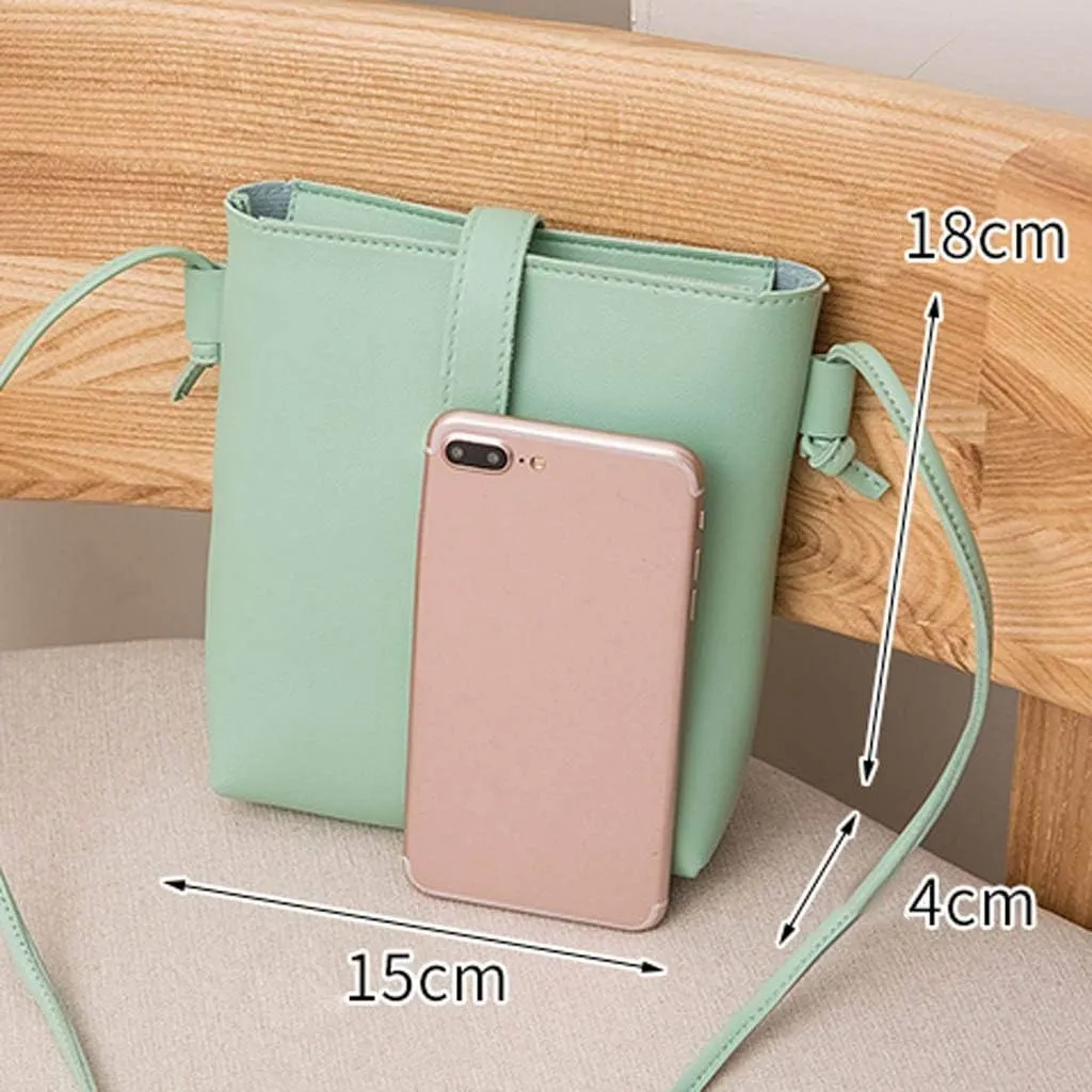 Beach Tote Bag Mini Cell Phone Bags Solid Color Crossbody Handbags Casual Outdoor Walking Shoulder Bag Lightweight