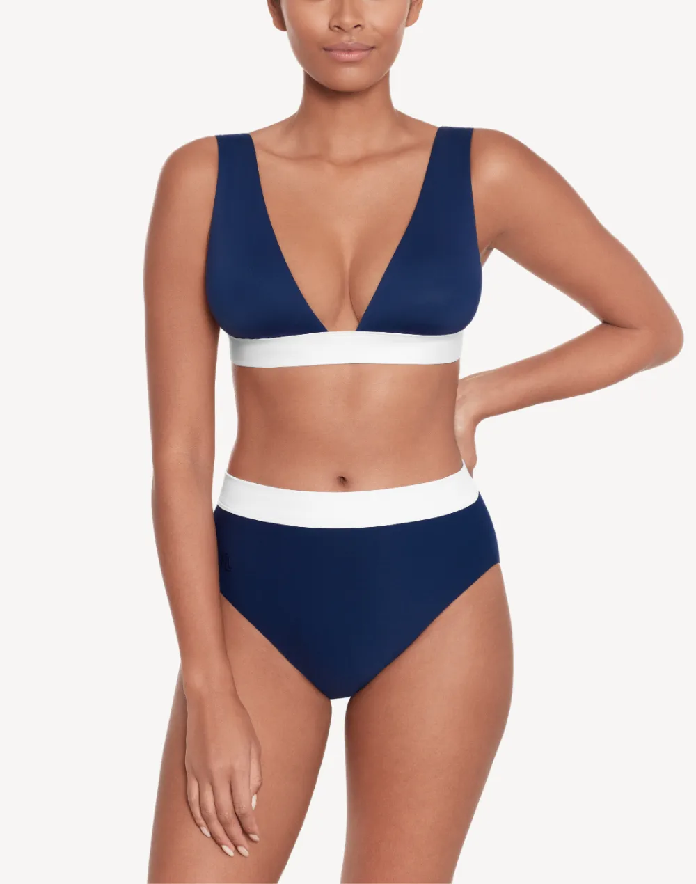 Bel Air Banded High Waist Bikini Bottom