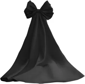 Big Bow for Wedding Dresses Satin Bow Cloak for Prom Dress Detachable Bridal Cape Accessories HDJ001
