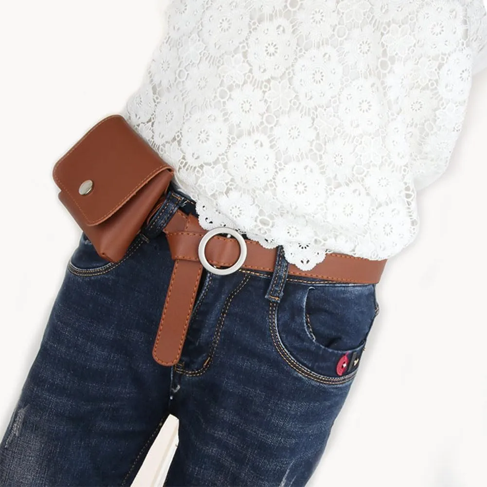 Black Fashion Small Travel Cute Fanny Belt Pack Crossbody Bag Purse Accessories For Kids Teen Girls Women