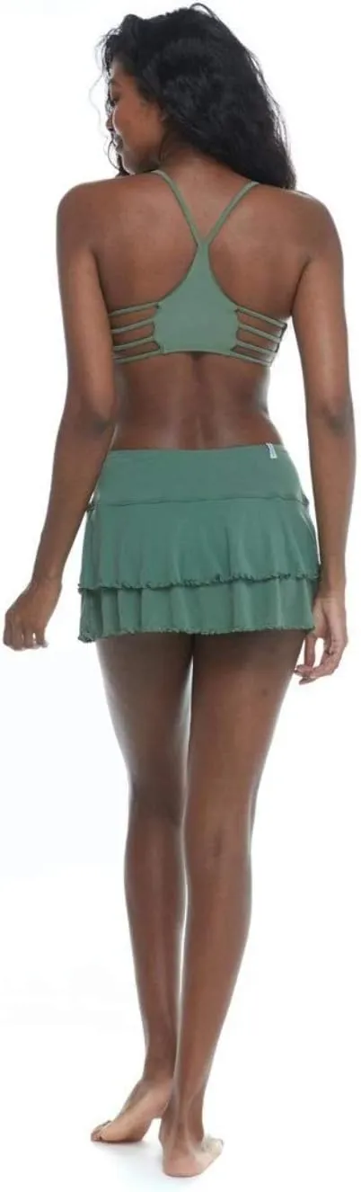 Body Glove Women's Standard Lambada Solid Mesh Swimsuit Cover Up Skirt