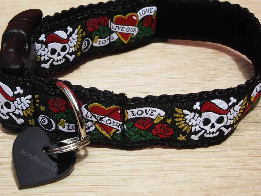 Captain Jack Dog Collar And Lead Set