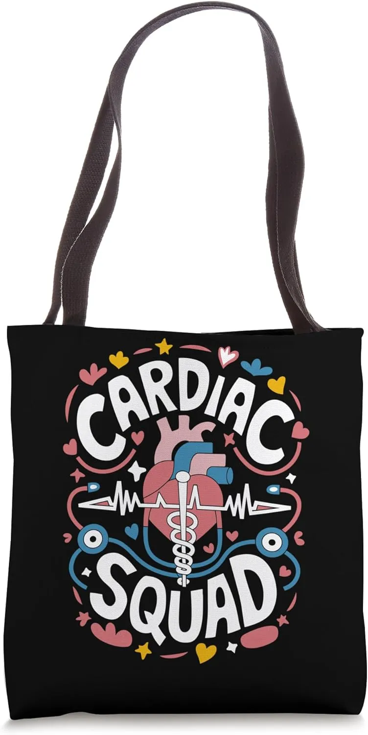 Cardiac Squad, Cardiologist Doctor and Cardiologist Crew Tote Bag