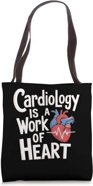 Cardiology Heart Doctor and Cardiologist for Heart Surgeon Tote Bag