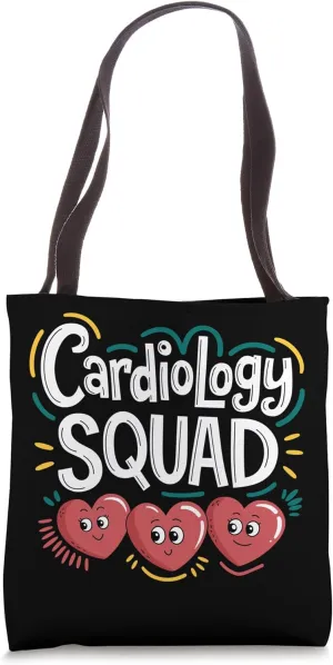 Cardiology Squad, Heart Doctor and Cardiologist Crew Tote Bag