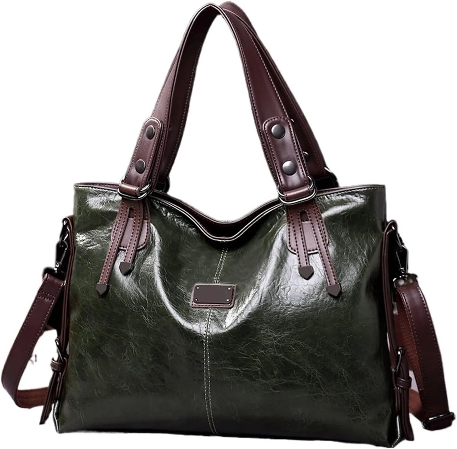 Casual Tote Bag Women Handbags Soft Leather Shoulder Bags Vintage Big Capacity Crossbody Hand Bag For Ladies