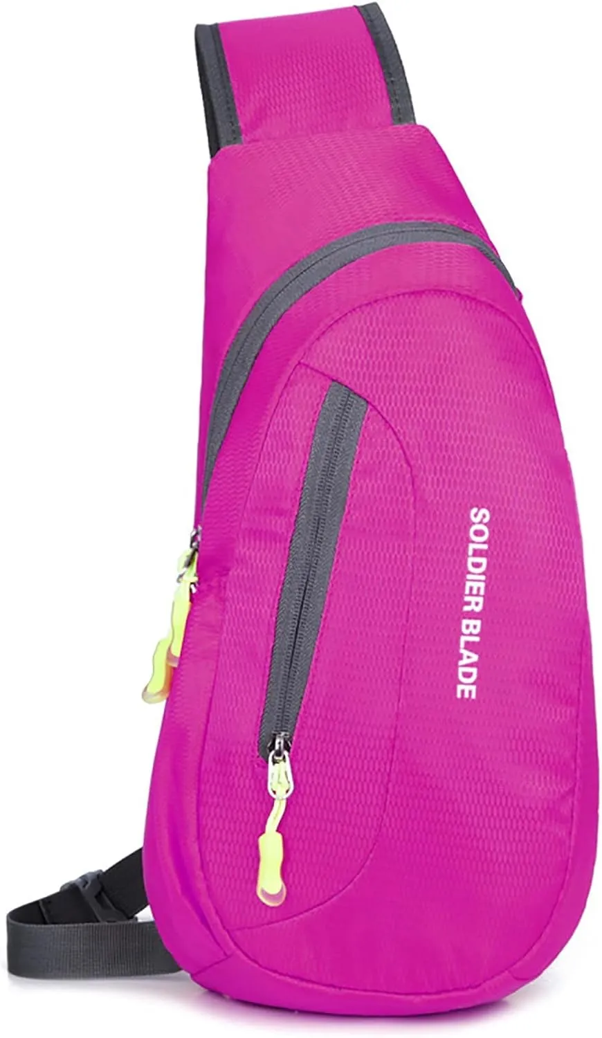 Chest Strap Small Folding Pack for Walking Man Women Outdoor Multifunctional Sling Backpack Fashionable Casual