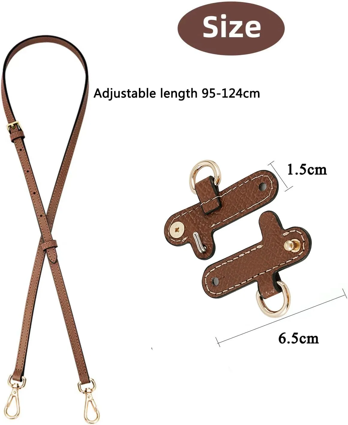 Chispee Bag Strap for Longchamp Mini Bag Crossbody Modification Bag Belt Accessories Shoulder Strap Bag Transformation Set