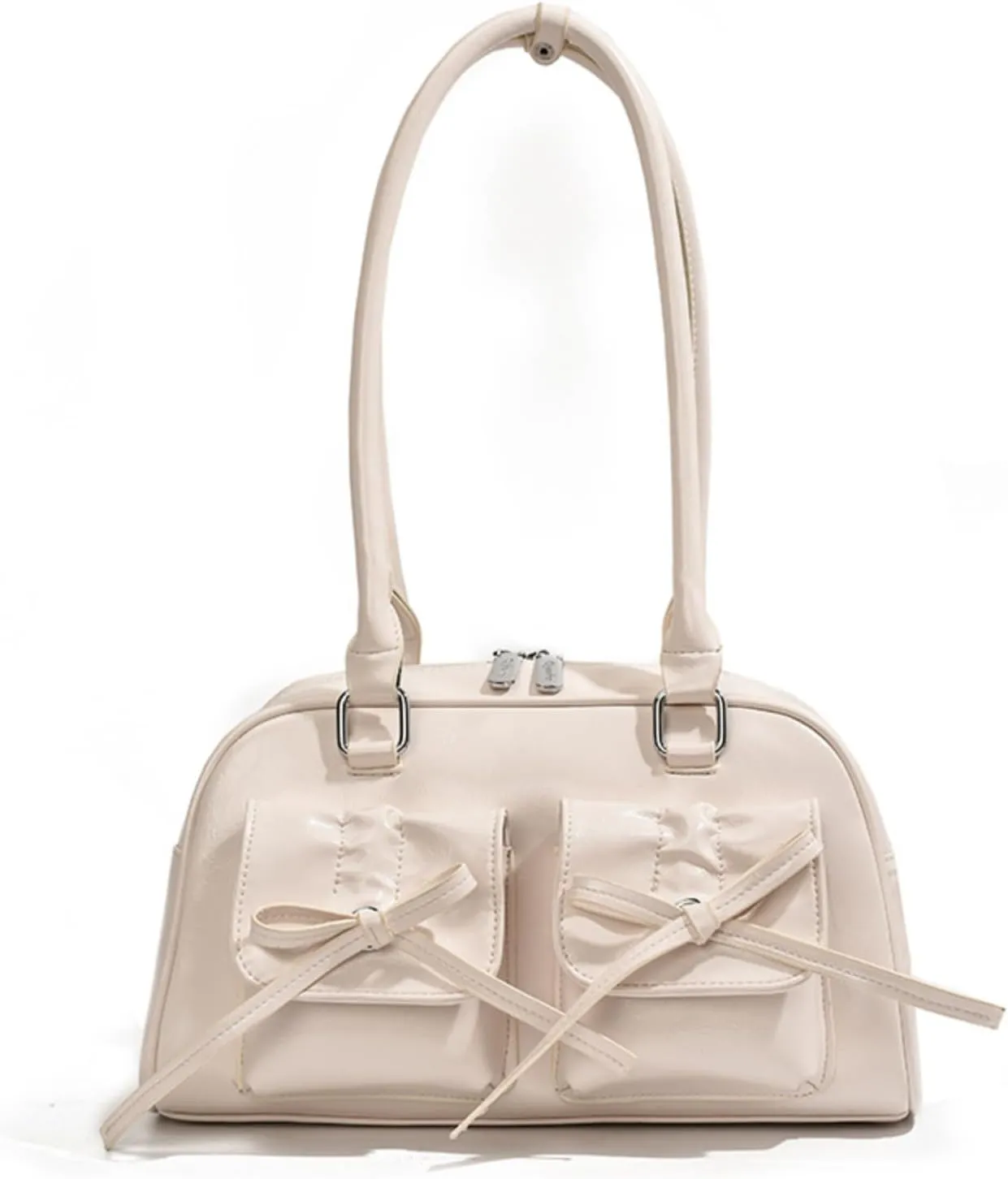 Coquette Purse Cute Bow Purse Aesthetic Kawaii Shoulder Bag Ita Bag Faux Leather Tote Bag Coquette Accessories
