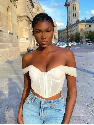 Corset Tops Women Sexy Off Shoulder