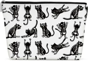 Cute Cat Mom Gifts, Makeup Bag, Funny Cosmetic Bag Cat Gifts for Women, Cats Lover Gift for Sister Girls Friend Birthday Nurse Mothers Day Friendship Travel Toiletry Bags