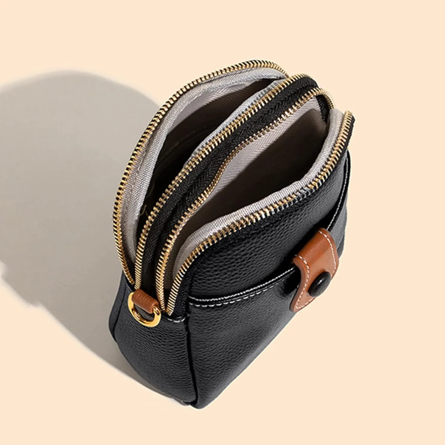 Fashion Unisex Large Capacity Bag Fashion Portable Shoulder Bags Messenger Bags Shoulder Bag for Women (Black, One Size)