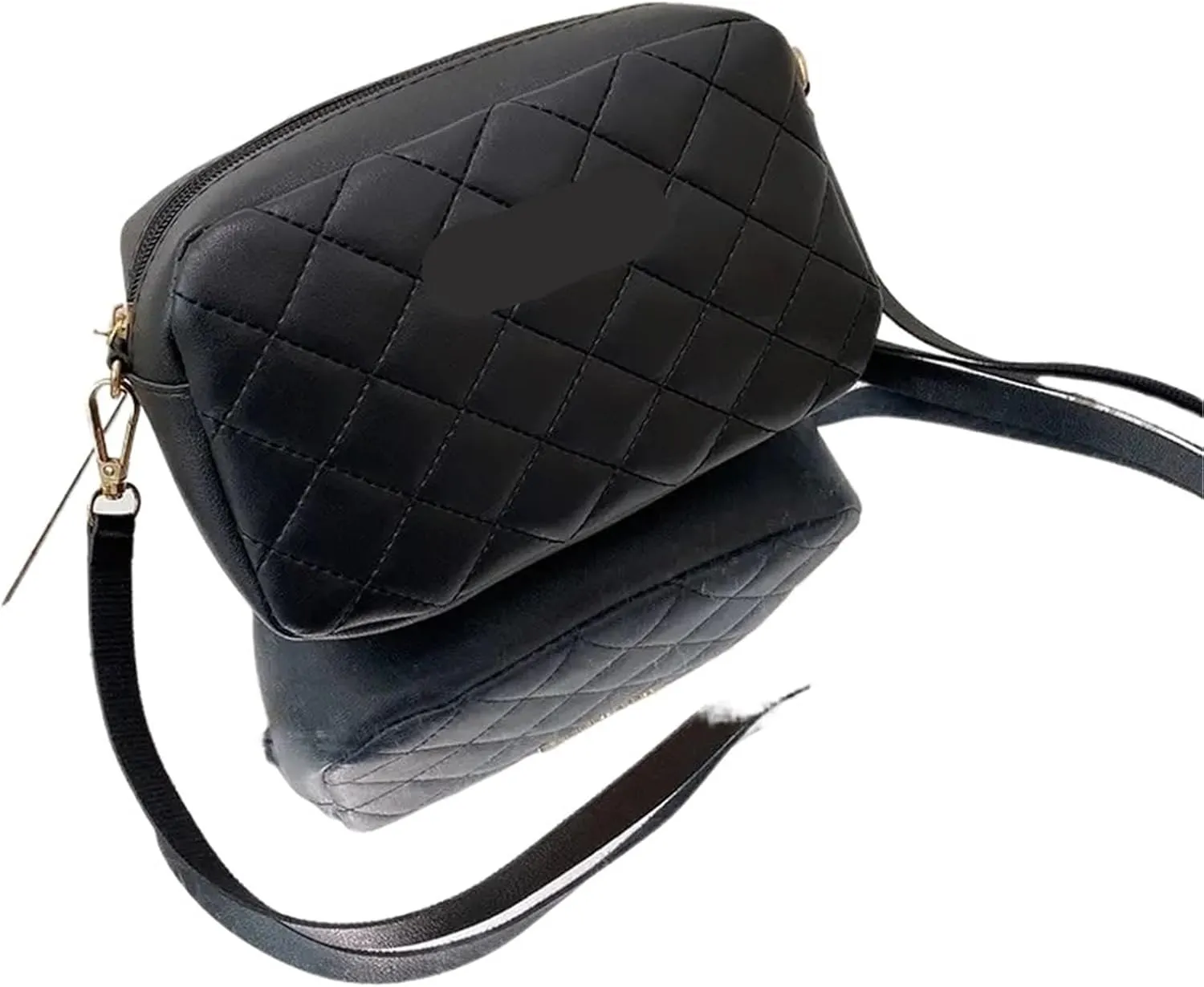 Fashion Women's Small Crossbody Bag PU Leather Messenger Bag Zipper Handbag Purse Summer Travel Bag for Female
