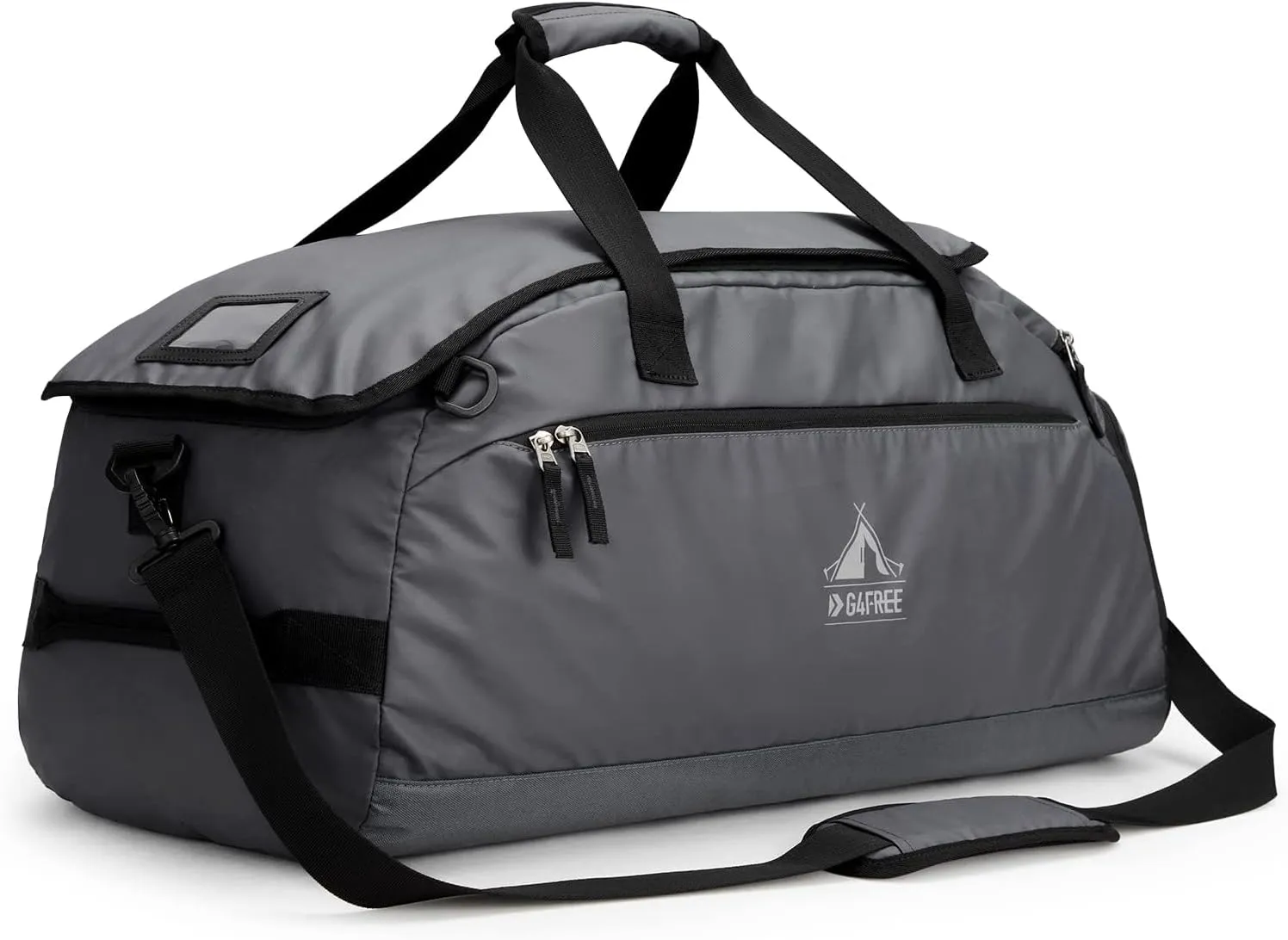 G4Free 60L Gym Bag, 3-Way Duffle Bag with Shoes Compartment & Wet Pocket for Men Women, Water-resistant Duffel Backpack for Sports Travel Camping Weekender Overnight Bag
