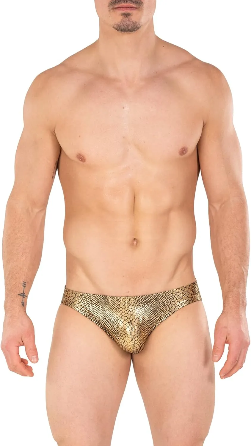 Gary Majdell Sport Mens Print Contour Pouch Bikini Swimsuit