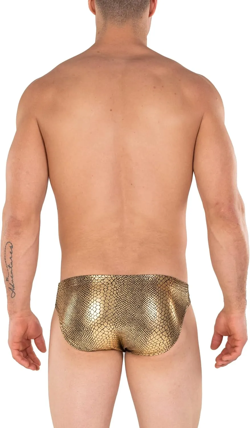 Gary Majdell Sport Mens Print Contour Pouch Bikini Swimsuit