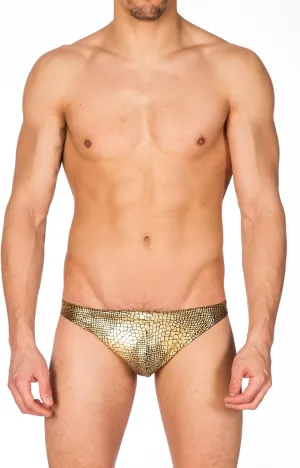 Gary Majdell Sport Mens Print Contour Pouch Bikini Swimsuit