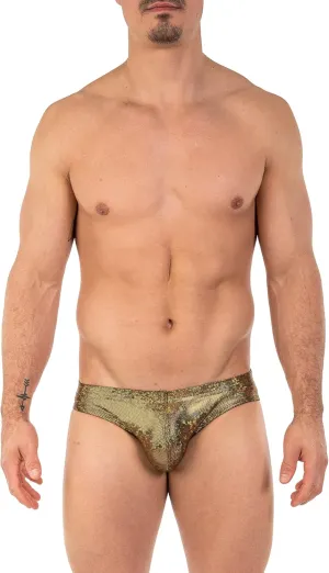 Gary Majdell Sport Mens Print Contour Pouch Bikini Swimsuit