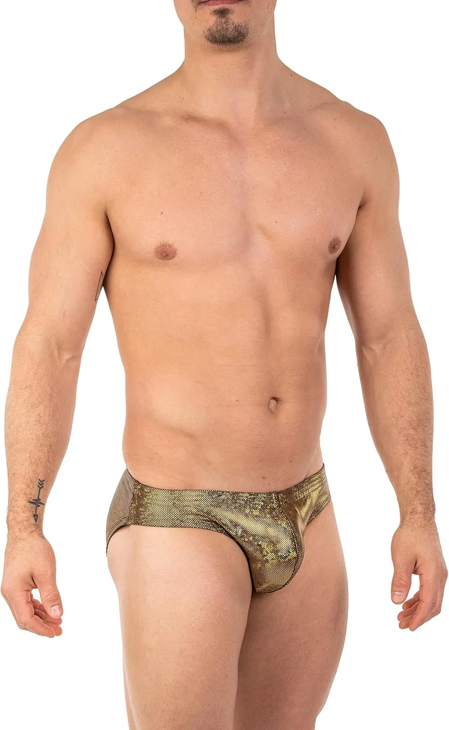 Gary Majdell Sport Mens Print Contour Pouch Bikini Swimsuit