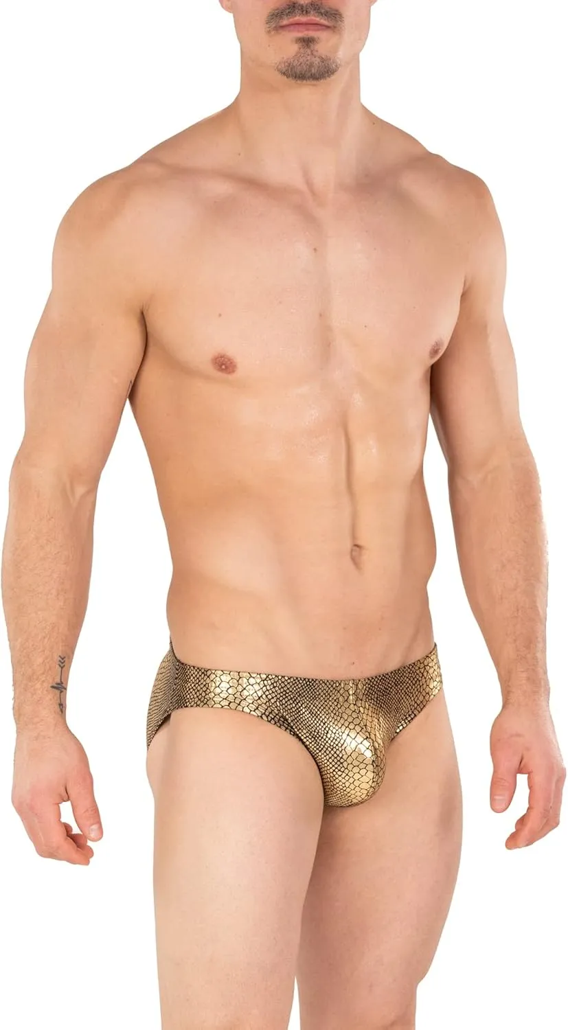 Gary Majdell Sport Mens Print Contour Pouch Bikini Swimsuit