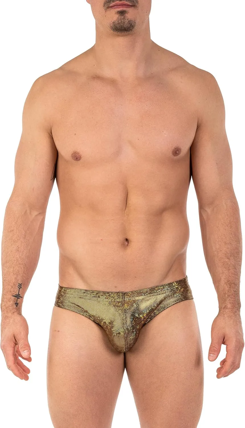 Gary Majdell Sport Mens Print Contour Pouch Bikini Swimsuit