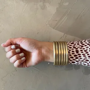 GOLD MATTE BANGLES (SOLD SEPARATELY)