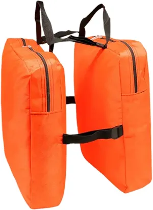 Hanging Luggage Organizer for Suitcase with Adjustable Straps Travel Accessories Bag Luggage Attachment for Umbrella Laptop, Orange