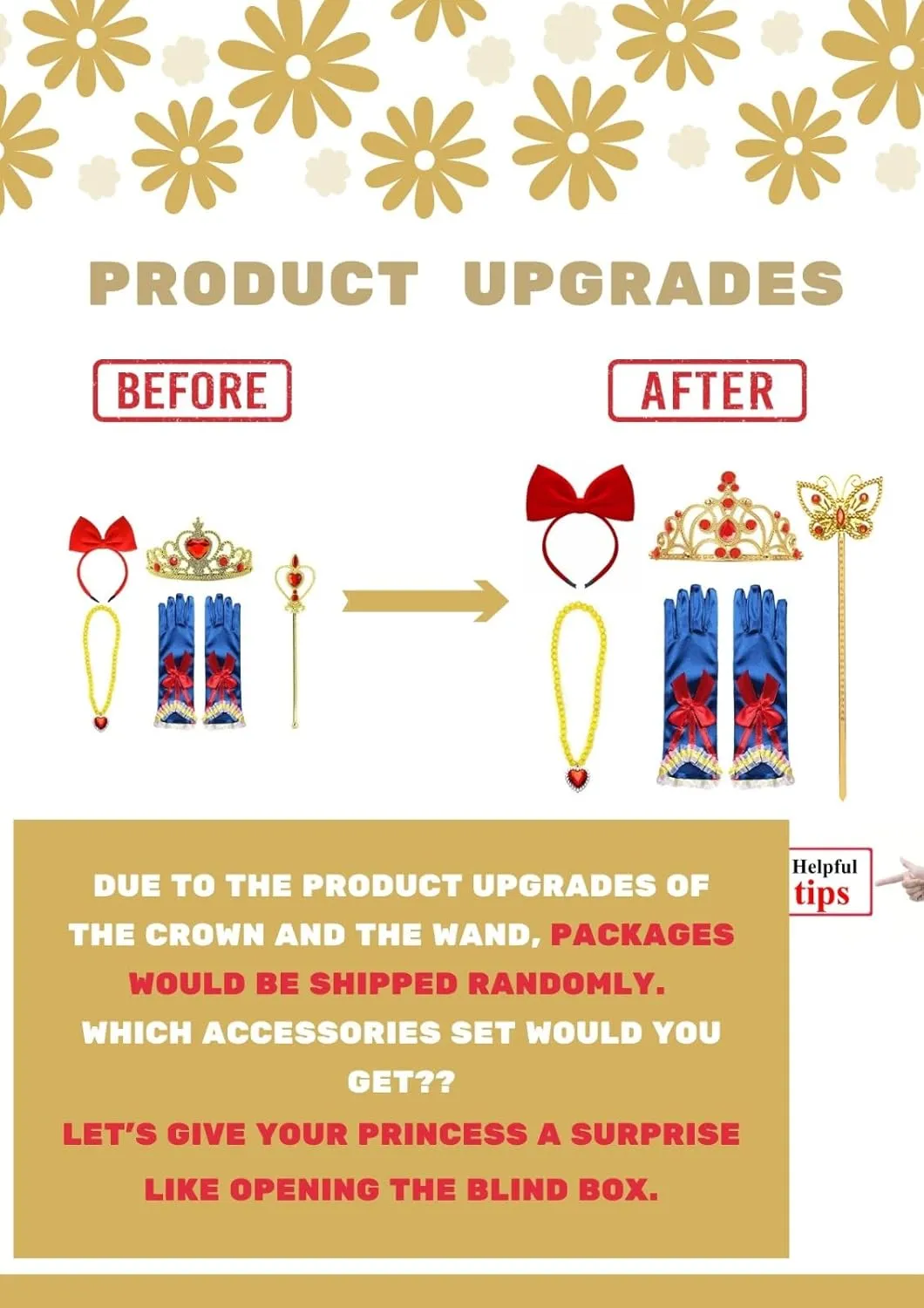 HIHCBF Girls Princess Snow White Costume Birthday Christmas Party Halloween Carnival Fancy Dress Up Outfits (w/Accessories)