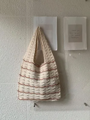 Hobo Bag Fairy Grunge Aesthetic Shoulder Bags Purse for Women Girls Grunge Accessories Crochet Tote Beach Bag
