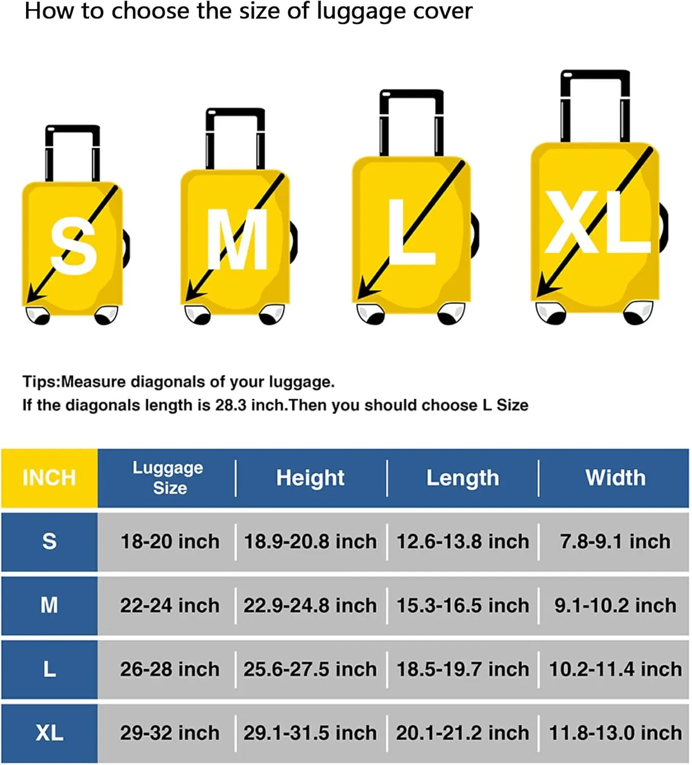 Joisal Marble Purple Gold Luggage Cover Protector Scratch-Resistant Luggage Identifiers for Suitcases Unique, Travel Accessories