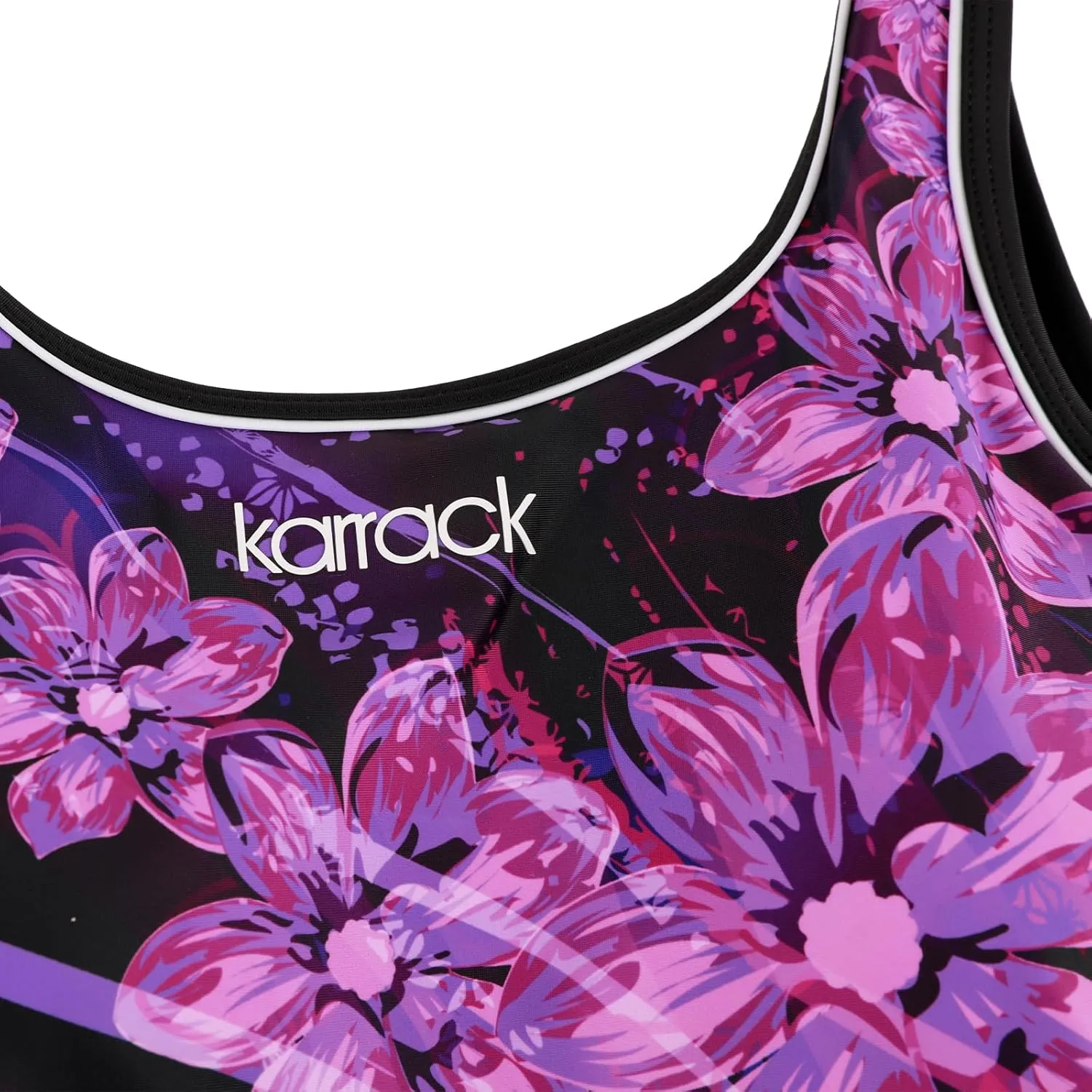 karrack Womens Swimsuit Sport One Piece Bathing Suit for Women Athletic Swimsuits Modest Swimwear Training