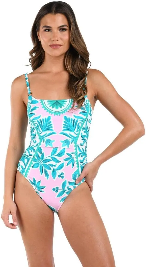 La Blanca Women's One Piece Swimsuit Lingerie Tummy Control Bathing Suit