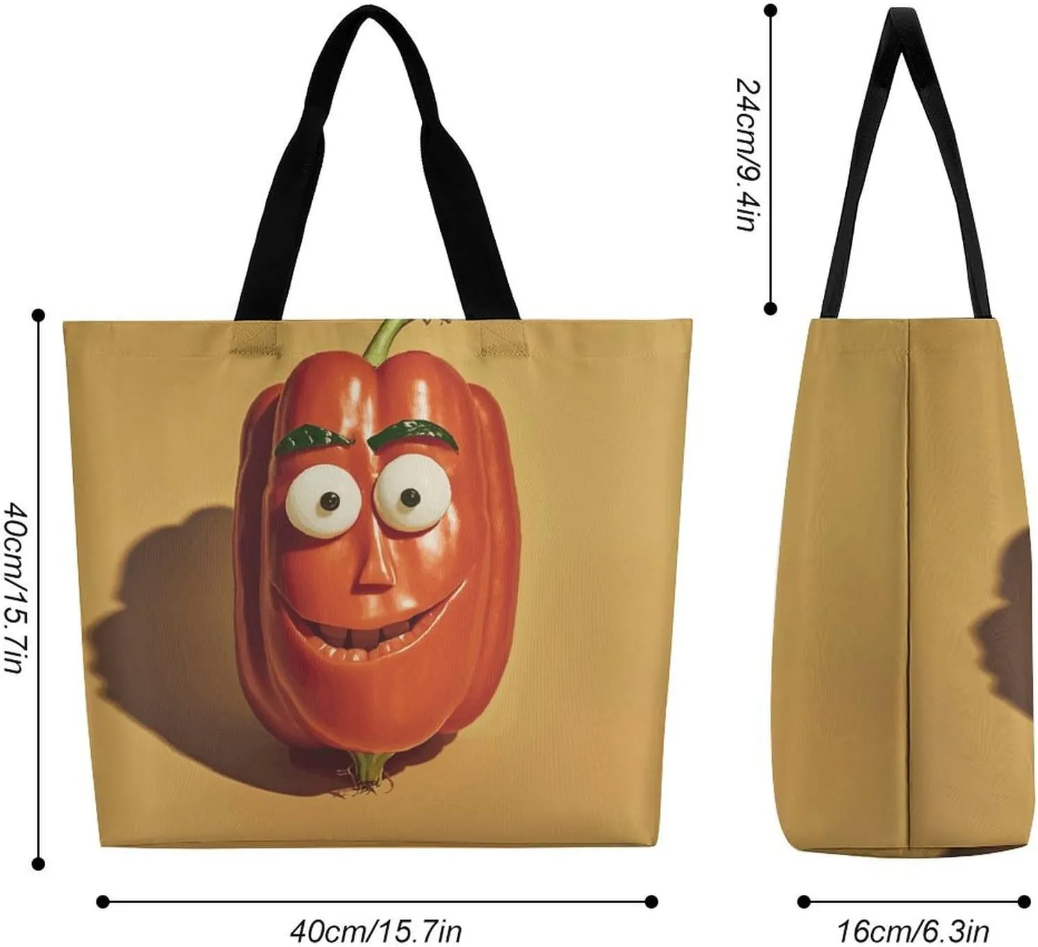 Large Capacity Shopping Bag Vintage Aesthetic Raven Illustration Canvas Grocery Bags Foldable Tote Bag
