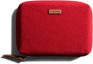 Large Travel Digital Accessories Storage Bag, Portable Gadget Organizer Case, Zippered Tech Kit Organizer Pouch - Red(Canvas)