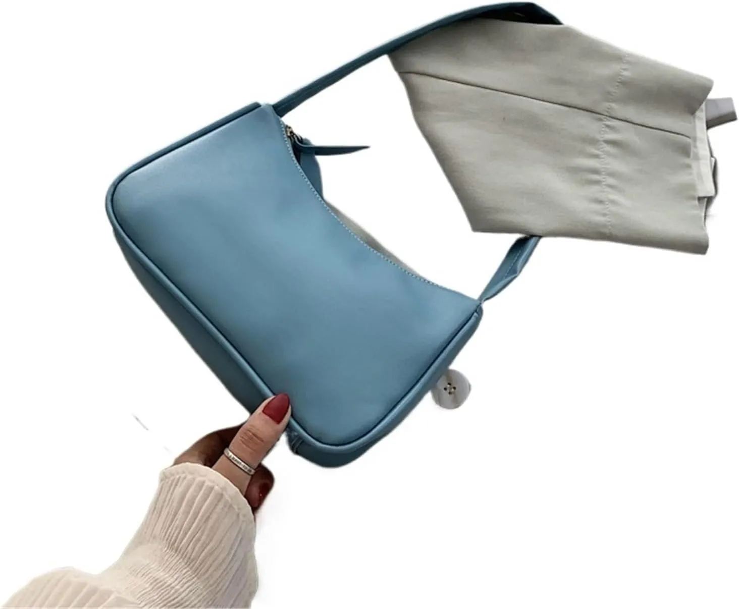 Leather Crossbody Bag Women Underarm Bag Trend Handbag Girl Small Shoulder Bags