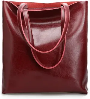Leather Women Shoulder Bags Large Female Fashion Office Retro Bag Ladies Hand Big Bags for women