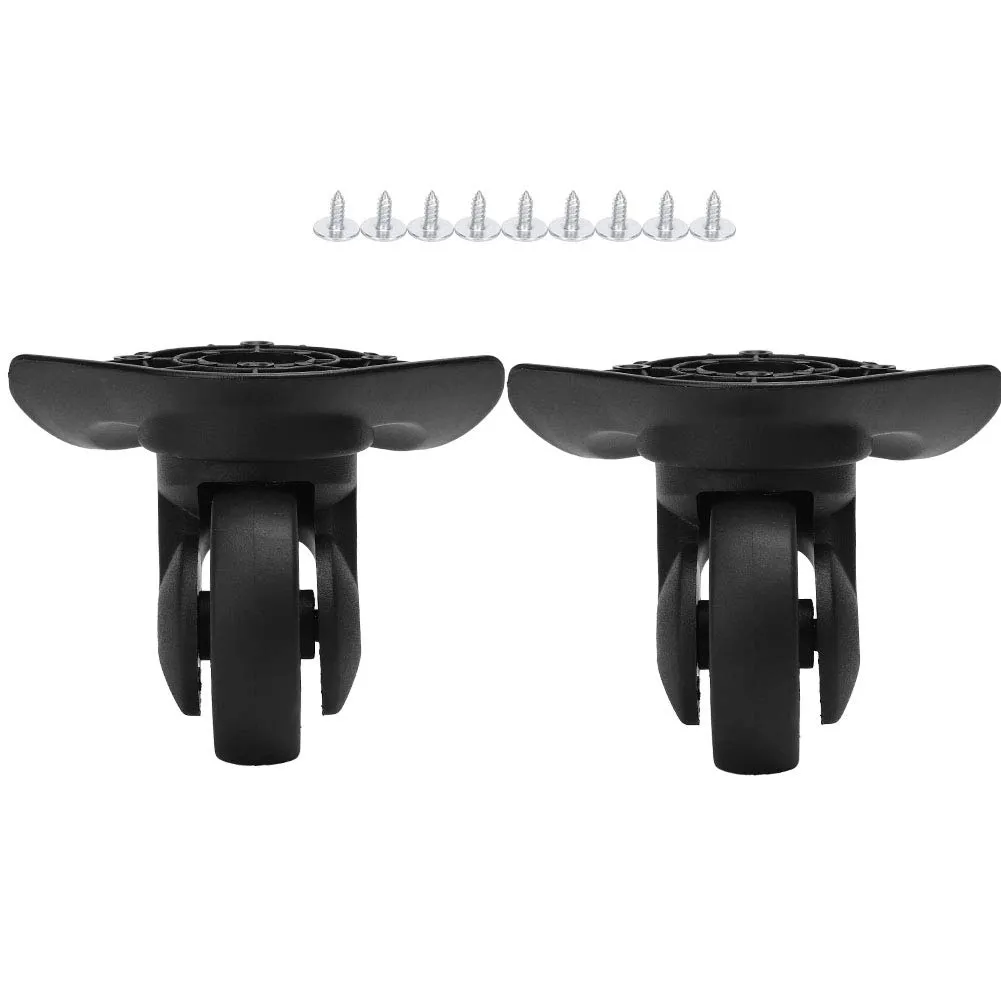 life 2 Pcs A52 Single Row Wheel Suitcase Luggage Replacement Universal Wheel Casters Outdoor Luggage Wheels Accessories