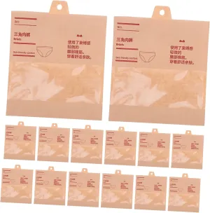 Lingerie Bag for Sale 50pcs Paper Packaging Bags Socks Packing Pouches Sealing Mechanism