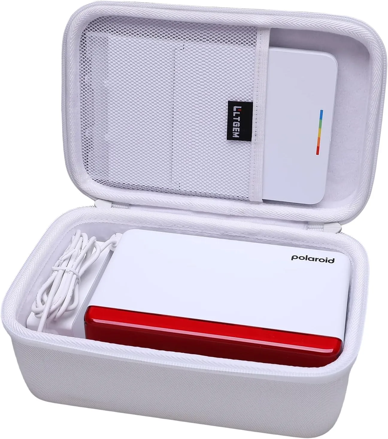 LTGEM Photo Printer Case Compatible with Polaroid Hi-Print Bluetooth 4x6 Photo Printer for Carry It Out or At Home Storage