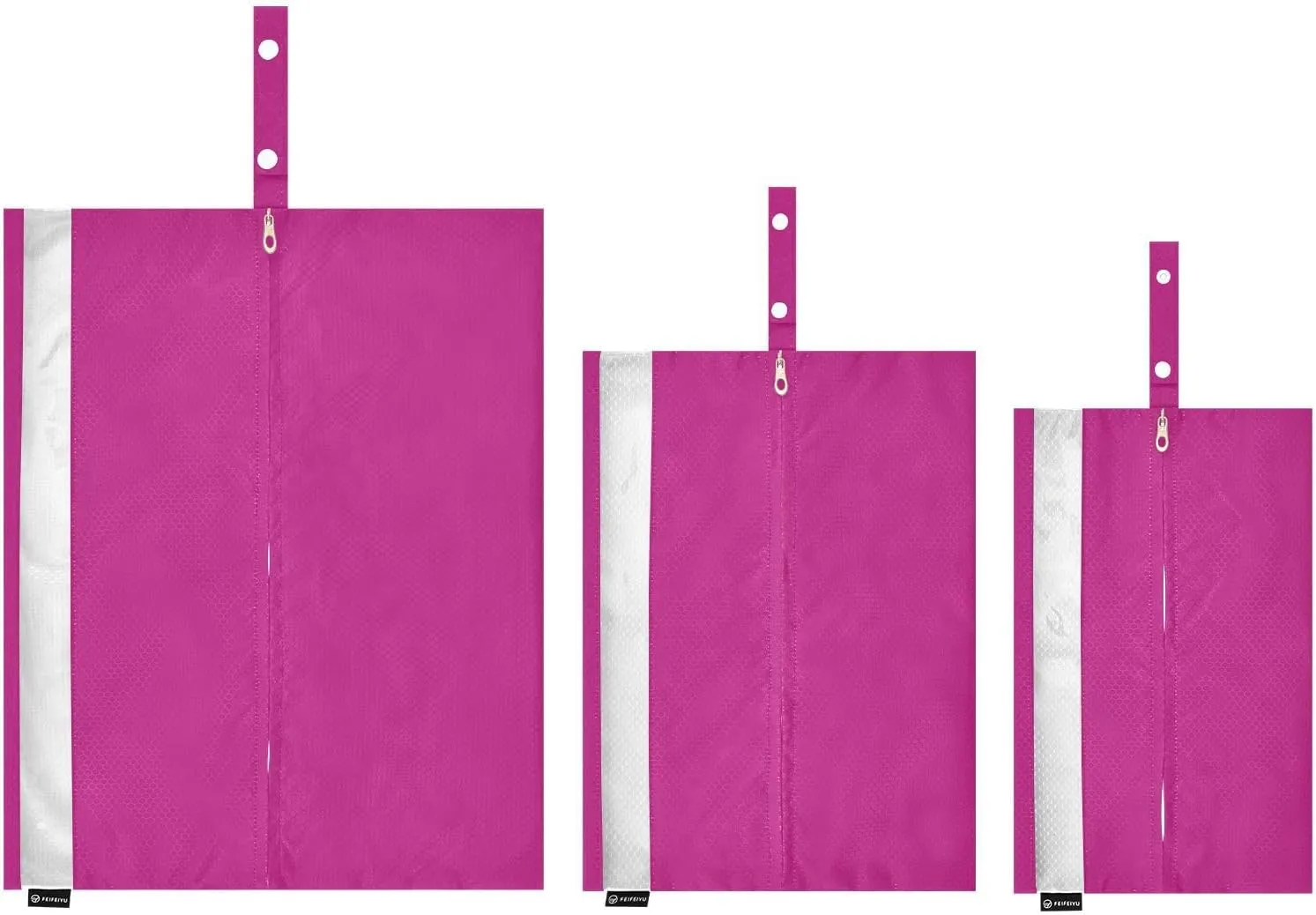 Luggage Space Saver, Luggages Management Personnel, Medium Violet Red, With Zipper, 3 Set Travel Packing Cubes For Suitcases, Garment Bag Closet Storage