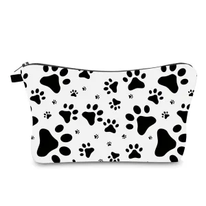 Makeup Bag Travel Accessories Small Size Toiletries Makeup Organizer Cosmetic Bag Gifts for Women (Paw print)