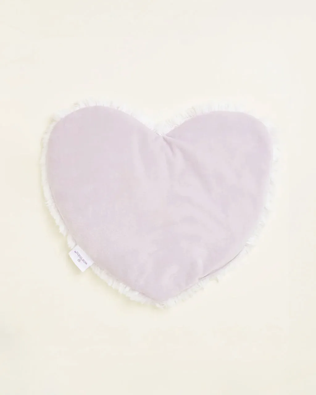 Marshmallow Lavender Warmies Heart Heat Pad